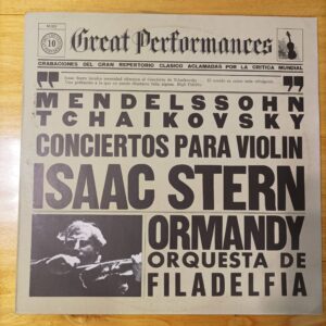 Isaac Stern - Mendelssohn / Tchaikovsky - Conciertos para violin